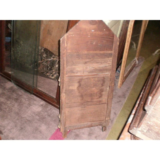 18th Century 18th Century French Louis XVI Painted and Giltwood Trumeau Mirror For Sale - Image 5 of 6