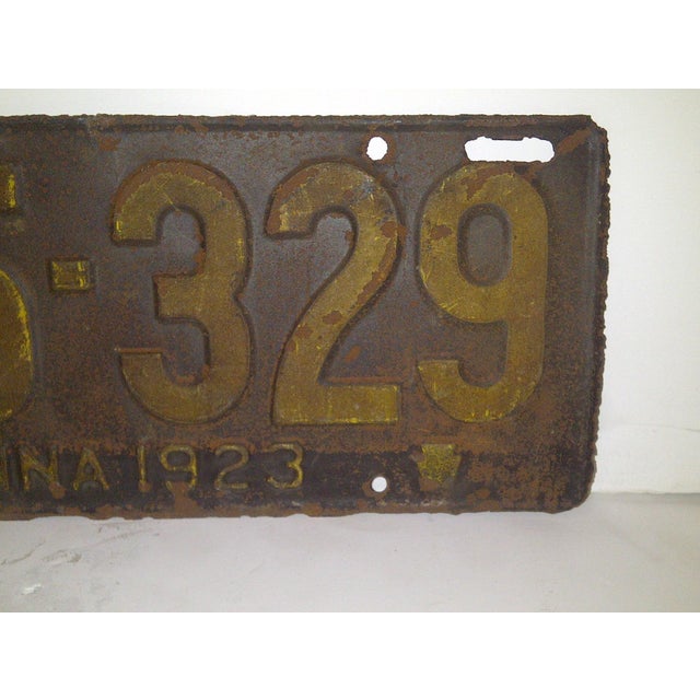 Vintage Automobile License Plate Pennsylvania 1923 Chairish