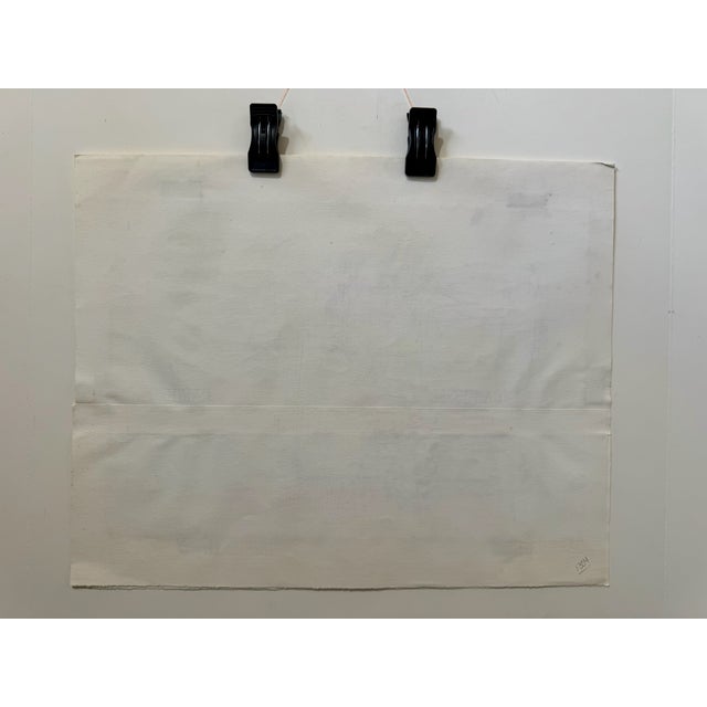 Title: Henry Emil Salloch Original Watercolor on Paper Barco De Avila, 1973. For Sale In Atlanta - Image 6 of 7