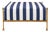 Outdoor Jerome Ottomans in Reed Brass Finish from Michael Taylor, Set of 2 For Sale