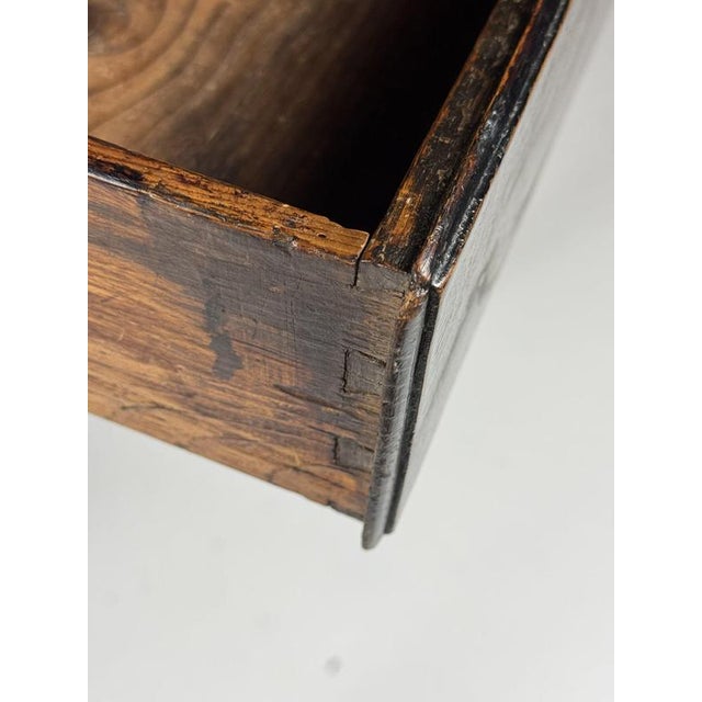 Brown Antique English Side Table, 1800s For Sale - Image 8 of 18