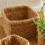 Kenneth Ludwig Chicago Seagrass Square Baskets With Cuffs, Set Of 3 For Sale - Image 4 of 6