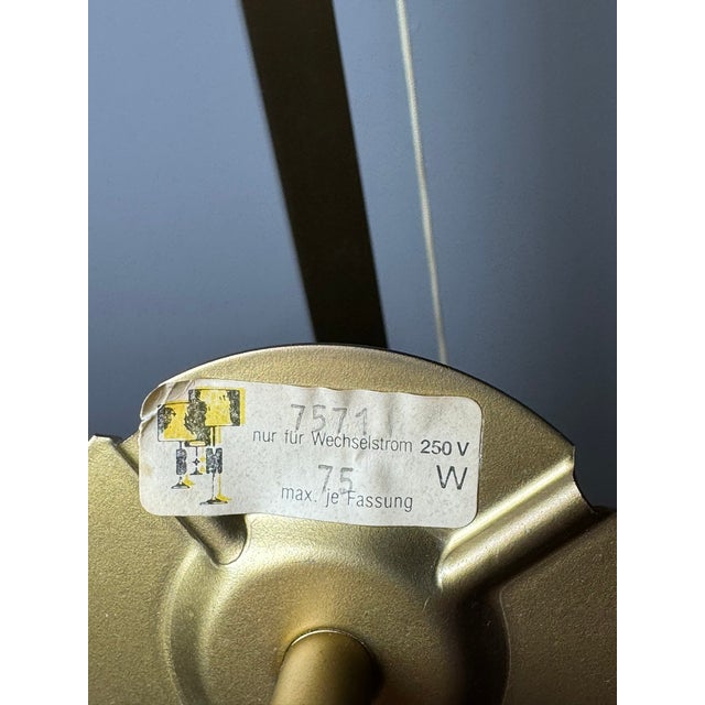 Metal Brass Table and Floor Lamps, 1970s, Set of 3 For Sale - Image 7 of 15