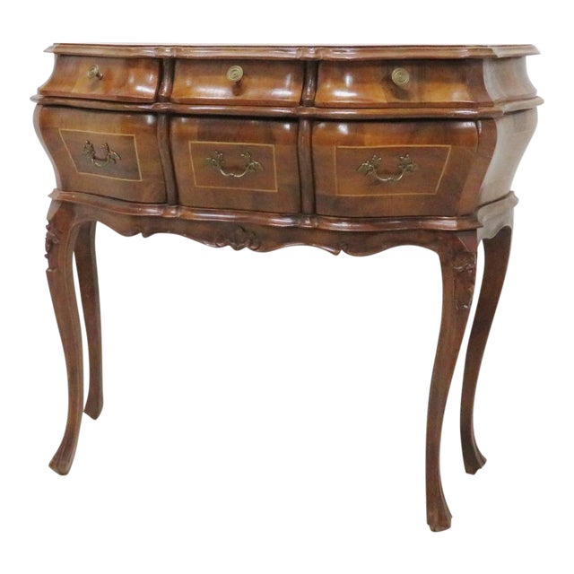 Borghesani Italian Burl Commode For Sale