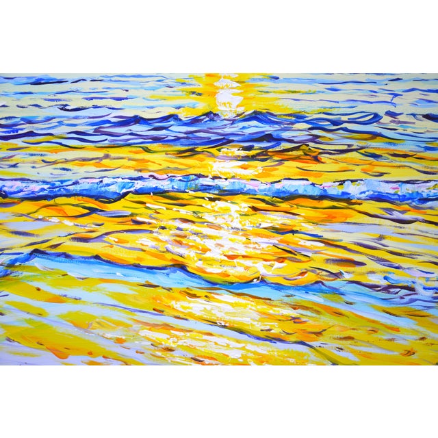 Early 21st Century Seascape. Sunset 6.Modern Original Painting. For Sale - Image 5 of 8
