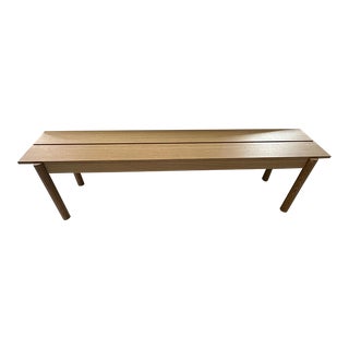 Muuto Linear Oak Bench Designed by Thomas Bentzen For Sale