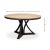 Rustic Style Round Dining Table - Black For Sale - Image 10 of 10