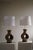 Danish Modern Ceramic Large Table Lamp in Green-Brown Colors, 1960s For Sale - Image 10 of 14