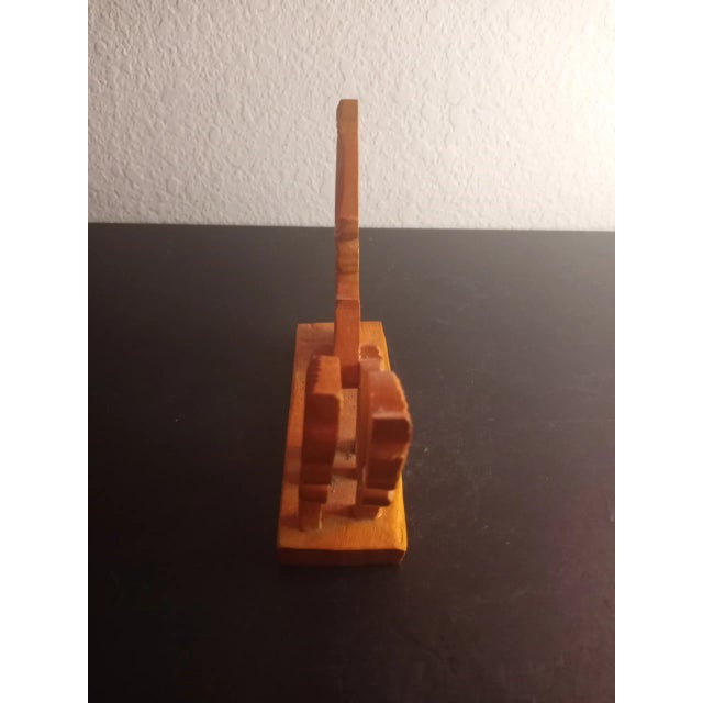 Wood 1970s Hand-Carved Horse Carriage 3D Model For Sale - Image 7 of 8