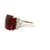 8.95 Carat Fantasy-Cut Pink Tourmaline Diamond Platinum Ring, Size 7 For Sale - Image 4 of 6