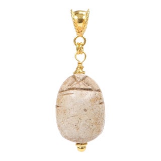 Egyptian Scarab Pendant For Sale
