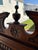 Brown Antique Victorian or Eastlake-Style Carved Wood Overmantel Mirror Featuring Multiple Bevelled Glass Panels and Display Shelves For Sale - Image 8 of 9