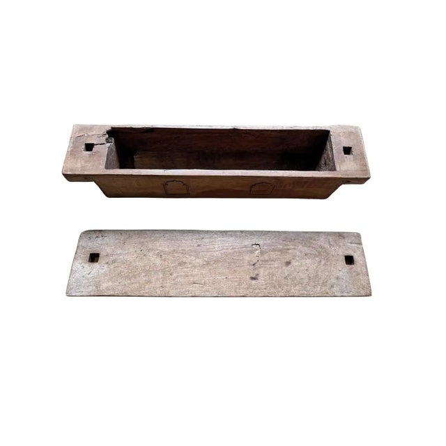 Wood Antique Teak Wood Rice Storage Chest From Java, Indonesia C. 1900 For Sale - Image 7 of 10