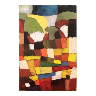 1989 After Paul Klee "Garden in Ph", Full-Color Print From France For Sale