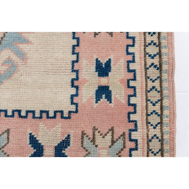 Hand-Knotted Antique Hallway Rug For Sale - Image 9 of 10