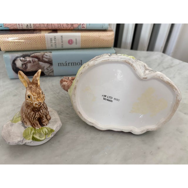 1990s 1990s Ceramic Rabbit Tea Pot and Lid, After Shafford For Sale - Image 5 of 5