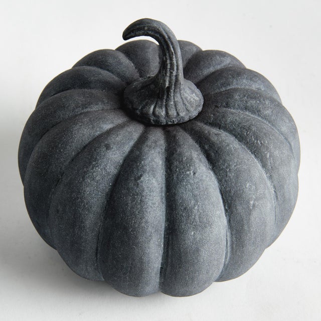 Modern Sculpted Pumpkins St/3 For Sale - Image 3 of 6