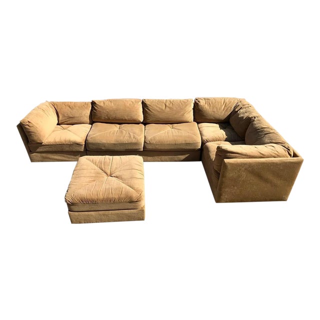 70 S Vintage 5pc Selig Modular Sectional Sofa Mid Century Modern