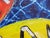 Blue, red, and yellow abstract contemporary still life landscape by Houston, TX artist Moisés Villafuerte. This abstract...