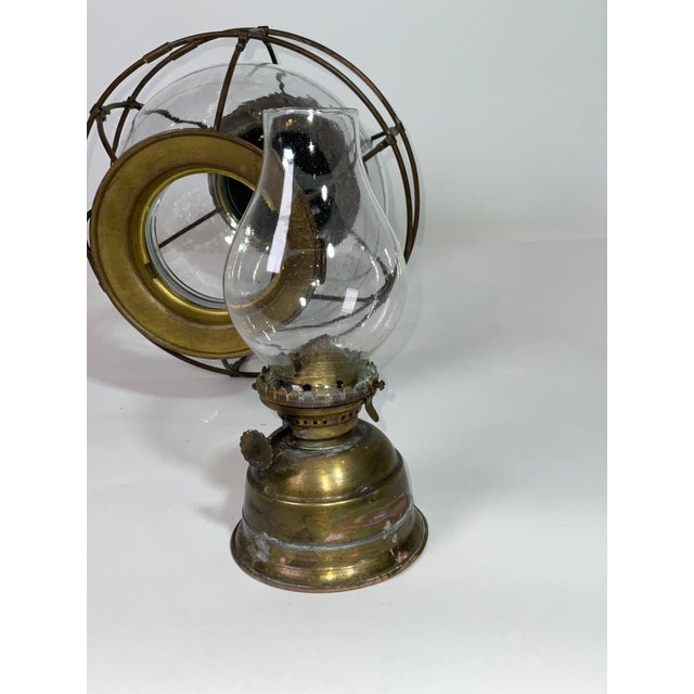 Perkins Marine Onion Lantern with Eight Inch Globe For Sale - Image 9 of 9