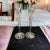Gorham Gorham Lady Anne Crystal Candlesticks- A Pair For Sale - Image 4 of 8