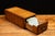 Wooden single card catalog with dovetail construction. This piece features a single drawer for housing various cards such...