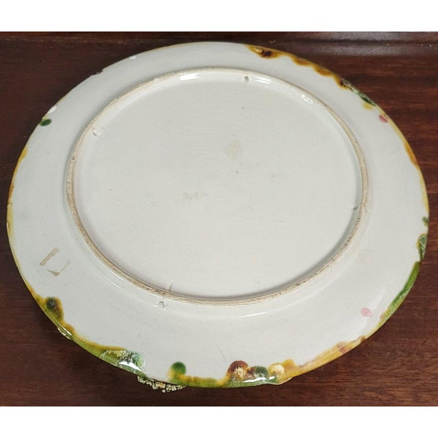 Large Trompe Loeil Seafood Platter in Palissy-Ware Pottery, 1890s For Sale - Image 5 of 6