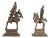 19th Century Brass Sculptures, India, Set of 2 For Sale