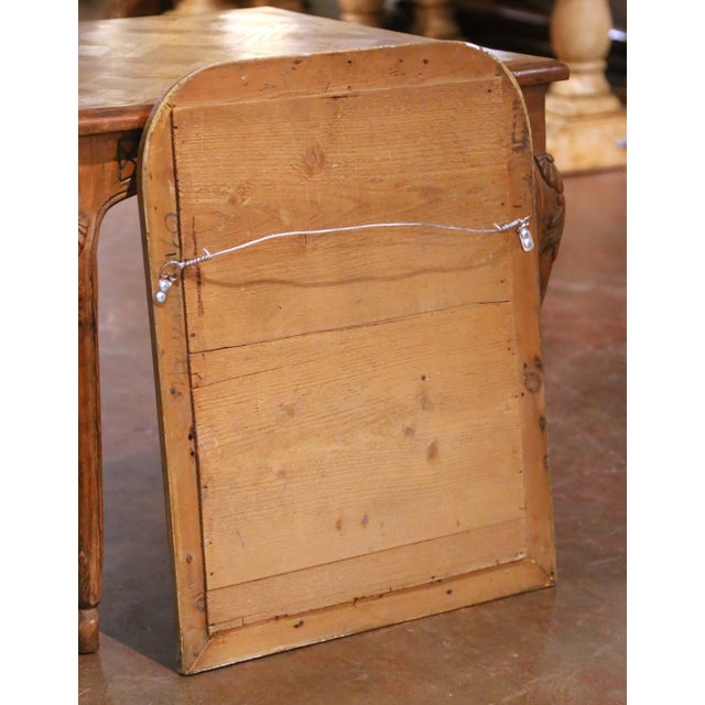 19th Century French Louis Philippe Silvered Mirror With Rounded Corners For Sale In Dallas - Image 6 of 6