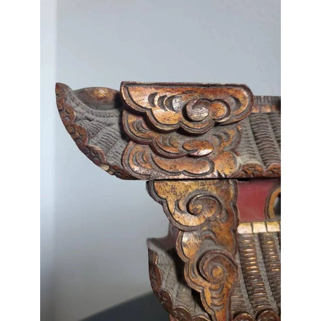 Qing Dynasty Chinese Architectural Temple Elements - a Pair For Sale In Dallas - Image 6 of 11