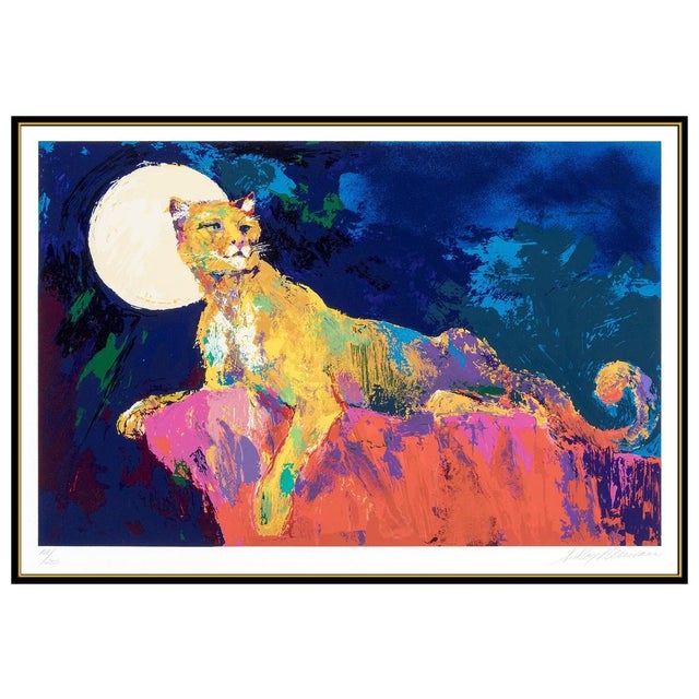 Abstract Expressionism 1990s Cougar, LeRoy Neiman For Sale - Image 3 of 6