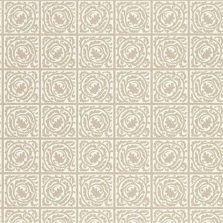 Morris & Co Pure Scroll Wallpaper in Gilver For Sale