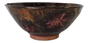 Vintage Kathy Pelk Art Pottery Bowl