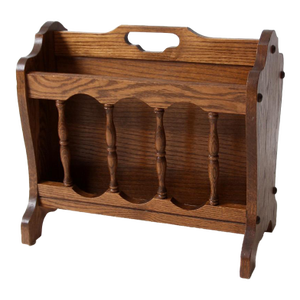 Vintage Wooden Magazine Rack