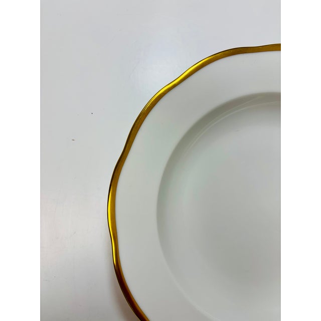 Herend Herend Gold Rimmed Gwendolyn Soup Dish For Sale - Image 4 of 8