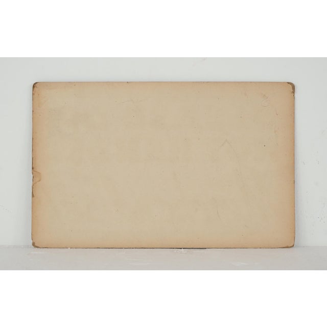 Blue Vintage Please Do Not Handle Merchandise! Retail Wall Sign For Sale - Image 8 of 8