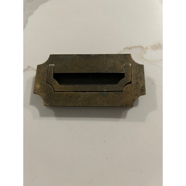 Dixie Furniture Co. Vintage Dixie Brass Campaign Hardware For Sale - Image 4 of 4