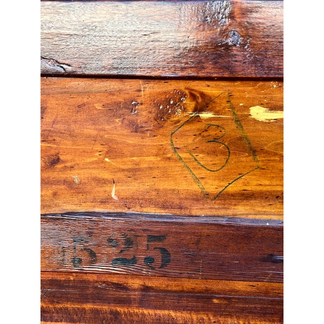 Wood Antique Quarter-Sawn Oak Serpentine Dresser With Original Oval Swing Mirror, C. 1900–1915 For Sale - Image 7 of 17