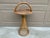 Mid-Century Palm Beach Bamboo & Woven Rattan Drinks Table With Carrying Handle For Sale - Image 11 of 12