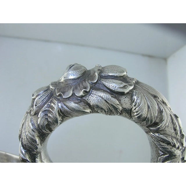 Rare Sterling Silver S Kirk & Son Water Pitcher Repousse no.26F ~No Mono ~41ozt For Sale - Image 11 of 18
