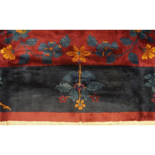 1920s Chinese Art Deco Carpet ( 8'3'' x 9'7'' - 252 x 292 ) For Sale - Image 10 of 12