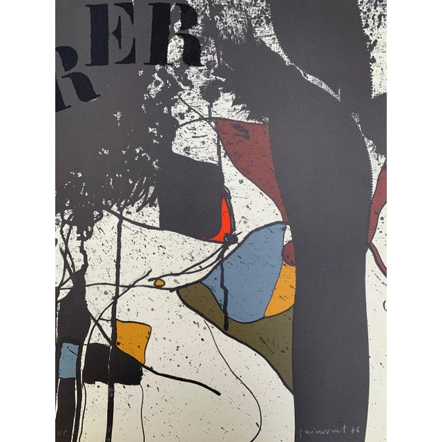 1970s Lithography of Josep Guinovart - Composition (RRER) 1976 For Sale - Image 5 of 7