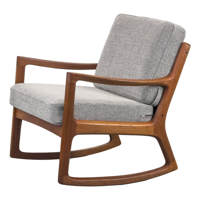 Senator Rocking Chair in Teak by Ole Wanscher for Cado, 1974 For Sale