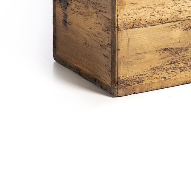 Portuguese Chestnut and Iron Chest, 19th Century For Sale - Image 3 of 6