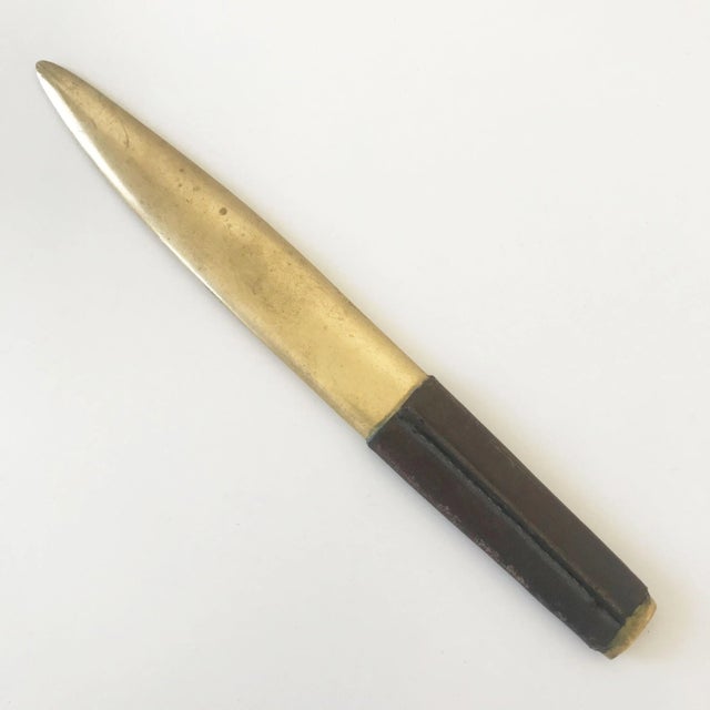 Mid-Century Modern Brass Letter Opener by Carl Auböck, 1950s For Sale - Image 3 of 11
