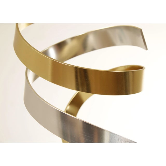 Postmodern 1980s Aluminum Ribbon Sculpture by Dan Murphy For Sale In Philadelphia - Image 6 of 13