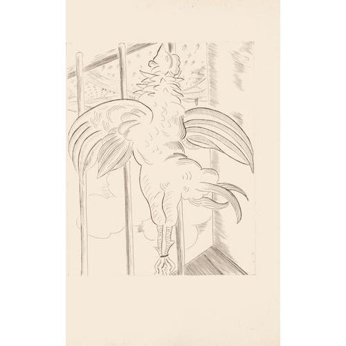 Jean Boudal, Lunch, Etching, Mid-20th Century For Sale