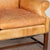 Brown 20th Century Tall Wing Back Vintage Leather Armchair From Denmark For Sale - Image 8 of 10