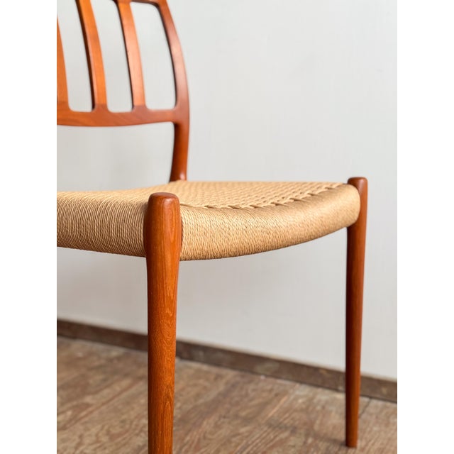 Mid-Century Modern Dining Chairs in Teak by Niels O. Møller for JL Mollers Møbelfabrik, 1950, Set of 4 For Sale - Image 11 of 18
