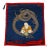 19th C. Japanese Fukusa Goldwork Embroidery Turtle Antique Silk Textile For Sale